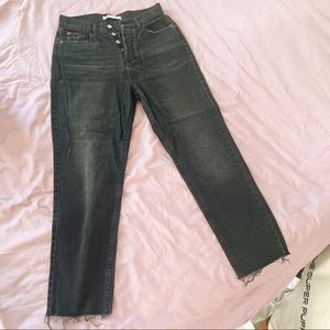 Zara straight leg black jeans